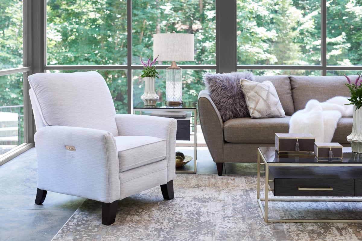 LaZBoy Riley P29 448 High Leg Power Recliner Furniture and Mattresses High Leg